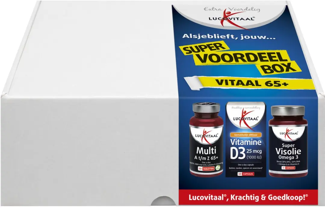 Lucovitaal Voordeelbox Vitaal 65+ - 3 Stuks