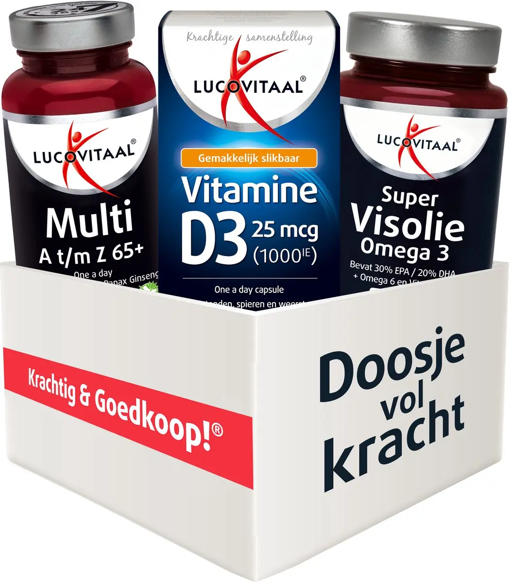 Lucovitaal Voordeelbox Vitaal 65+ - 3 Stuks