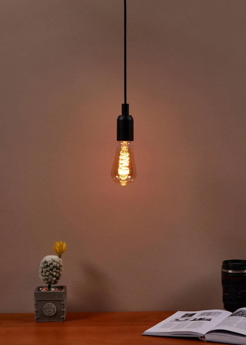 Eglo LED Lamp E27 ST64 Amber 2000K - 4W - Ø6,4cm