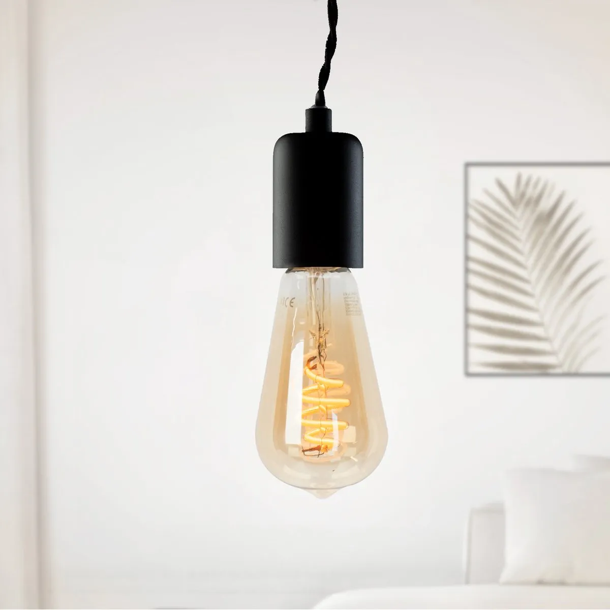 Eglo LED Lamp E27 ST64 Amber 2000K - 4W - Ø6,4cm
