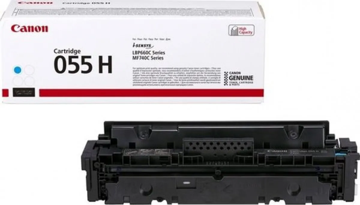 Canon 055H Cyan Toner - 5900 Pagina's