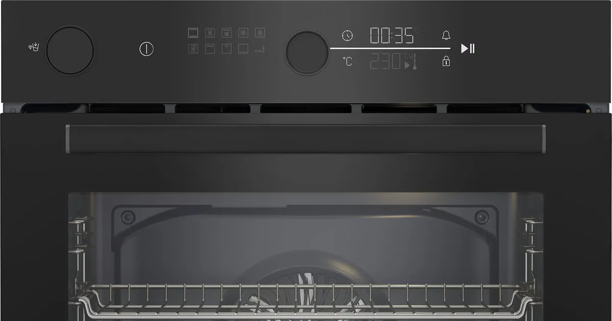Beko BBIS17400BSE Inbouwoven 72L - Stoomfunctie - Zwart