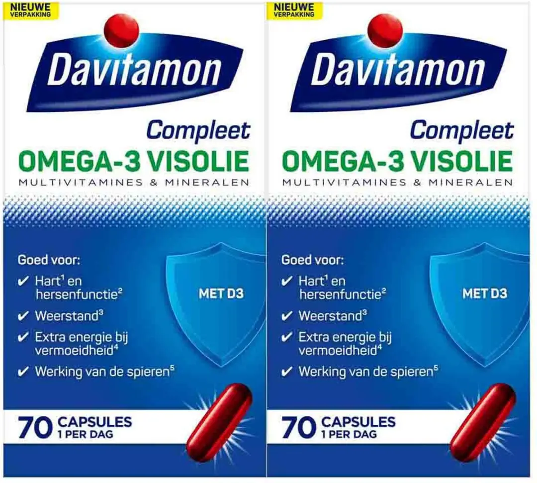 Davitamon Compleet Omega-3 Visolie 140g