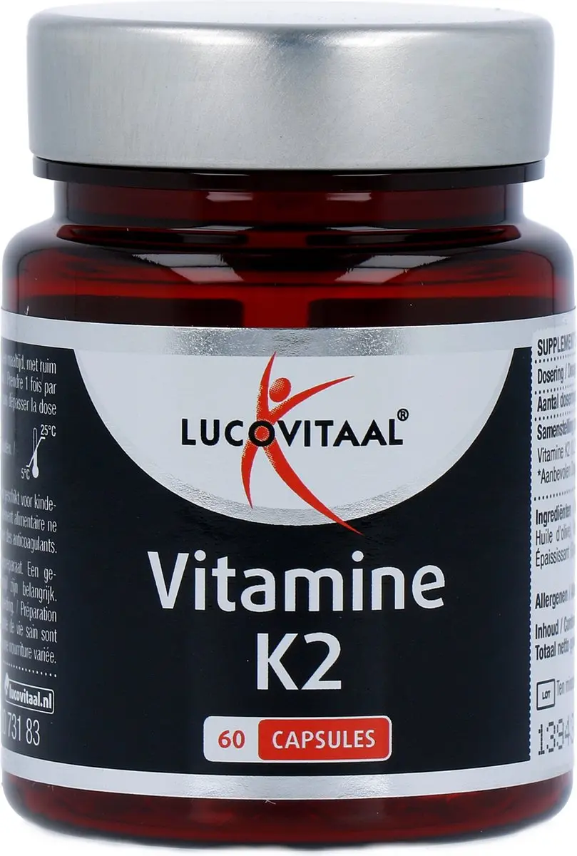 Lucovitaal Vitamine K2 75 mcg - 60 Capsules