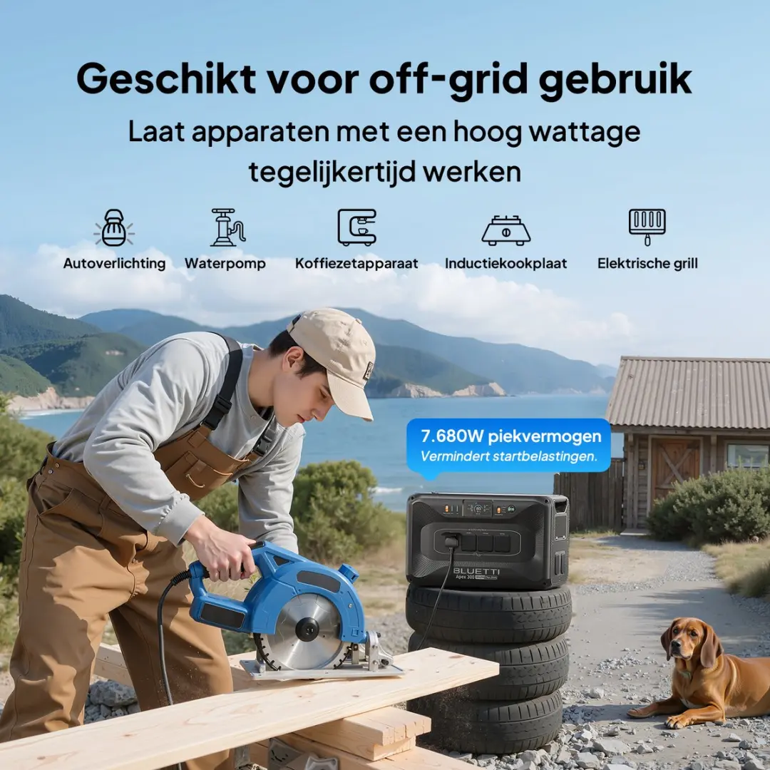 Bluetti Apex 300 Powerstation 2764.8Wh - 3840W - LiFePO4