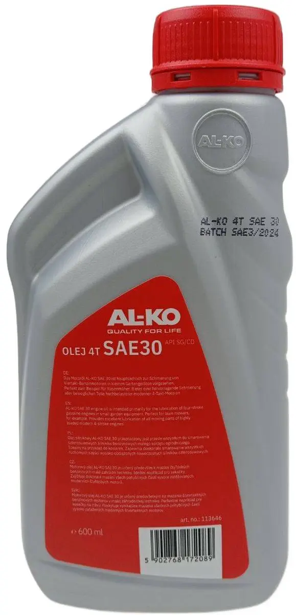 AL-KO SAE30 Motorolie 4-takt 0,6L
