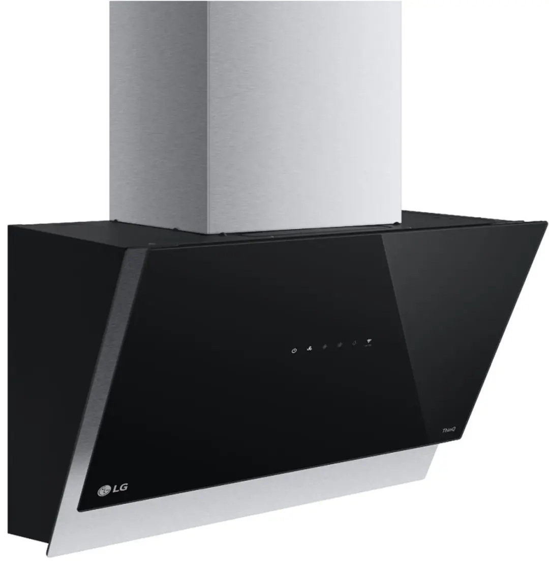 LG HCEZ2428B Decoratieve Afzuigkap 630m³/u - Zwart/Roestvrijstaal