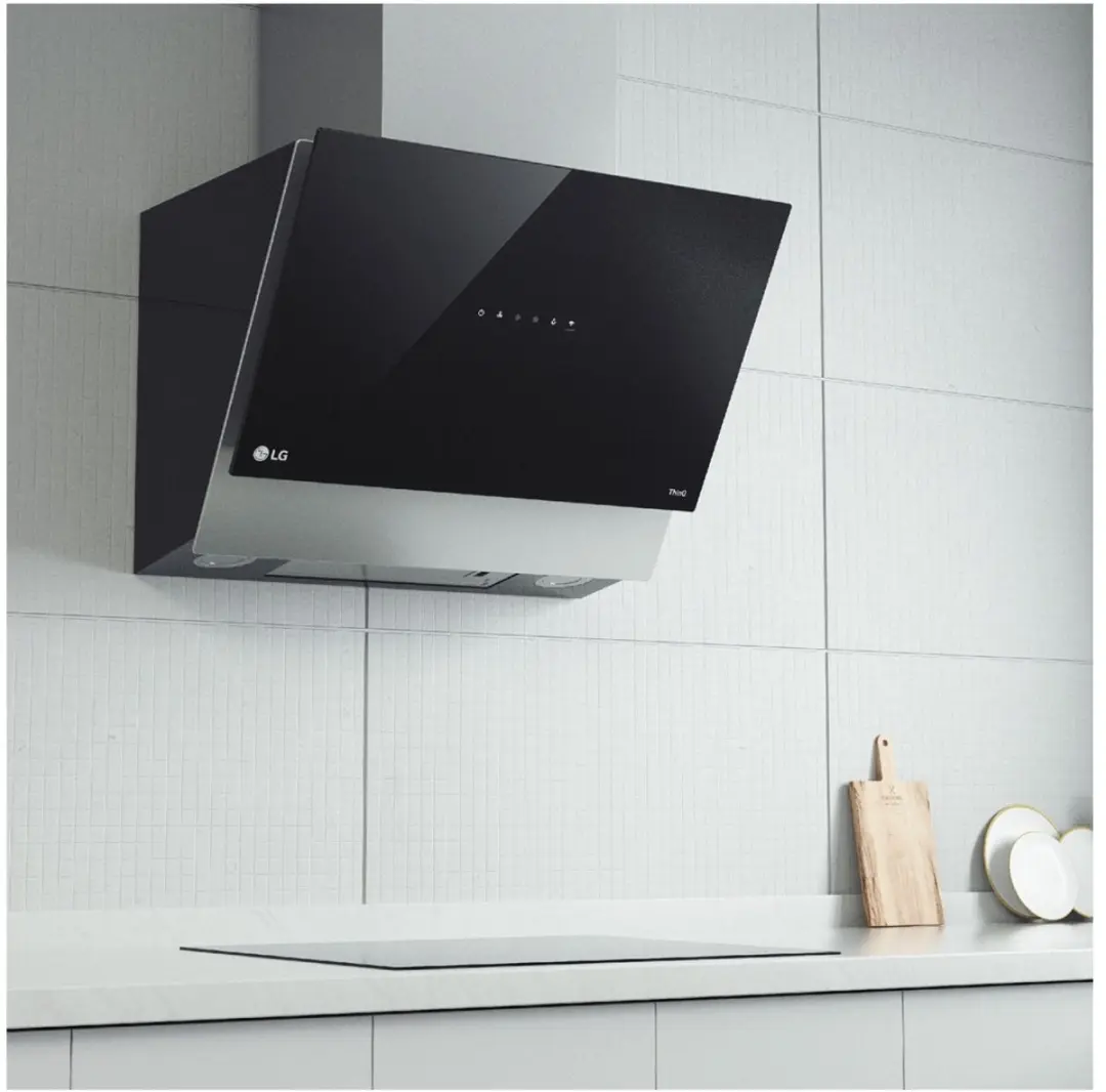 LG HCEZ2428B Decoratieve Afzuigkap 630m³/u - Zwart/Roestvrijstaal