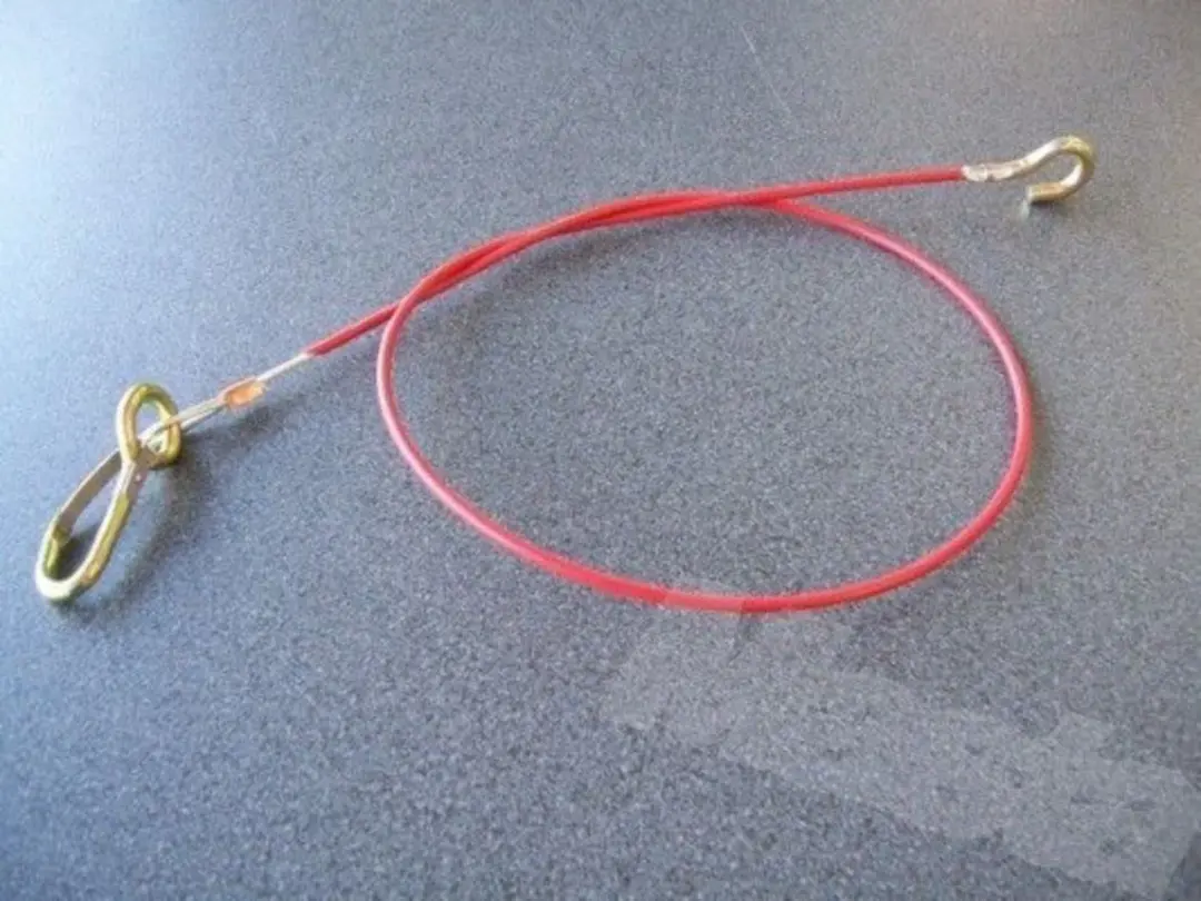 AL-KO Losbreekkabel met haak 1150mm - Rood