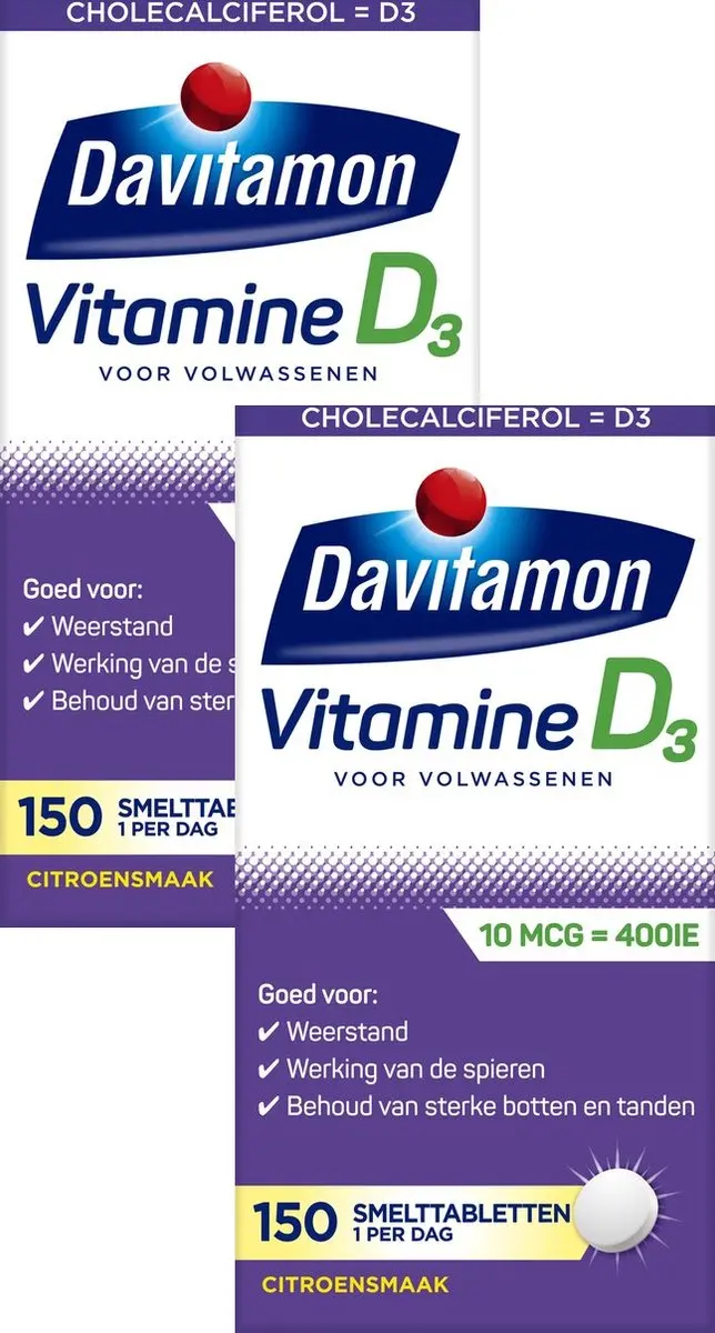 Davitamon Vitamine D3 Volwassenen