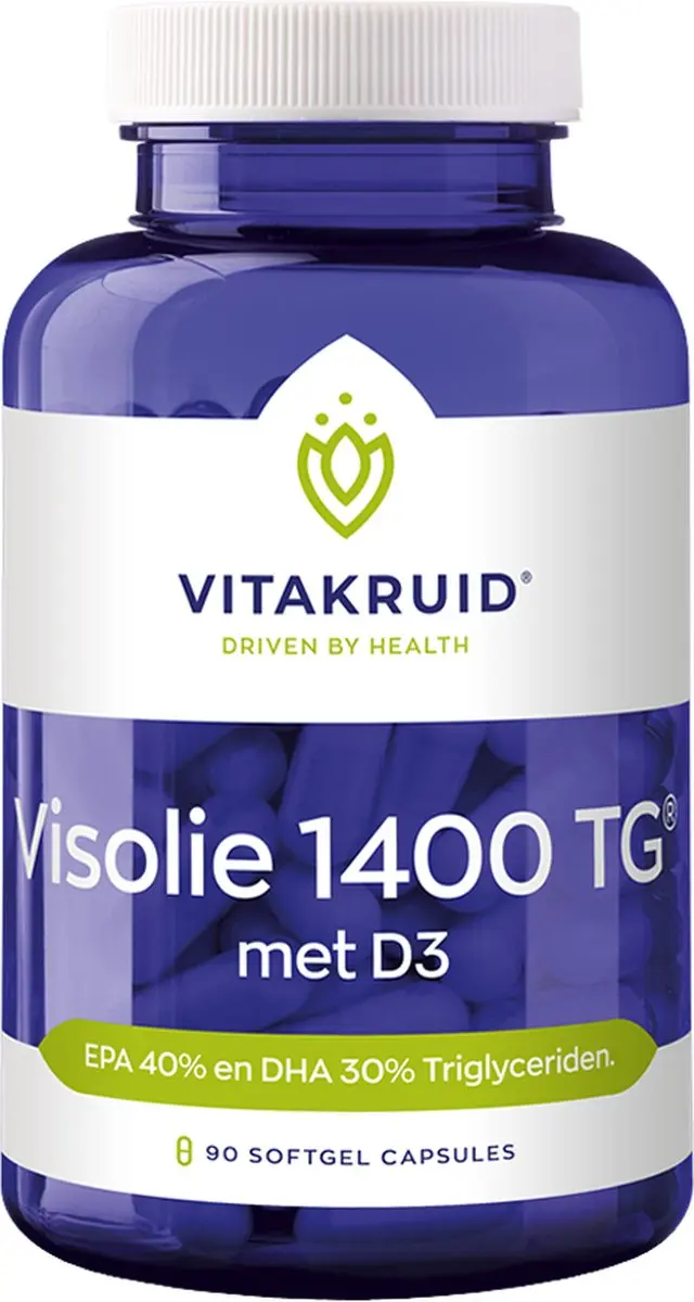 Vitakruid Visolie 1400 TG met D3 - 60 Softgels - afbeelding 6 van 6