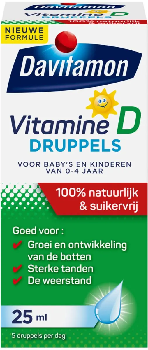 Davitamon Vitamine D Druppels 4x25ml
