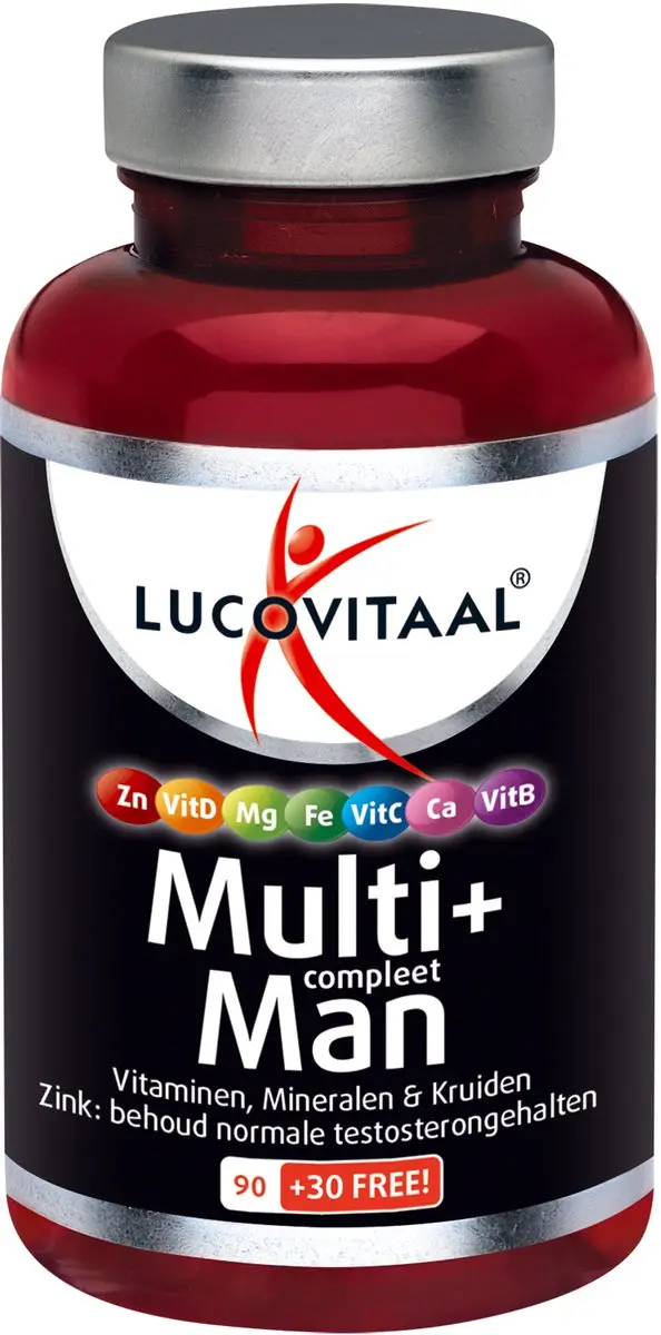 Lucovitaal Multi+ Compleet Man Tabletten 120mg