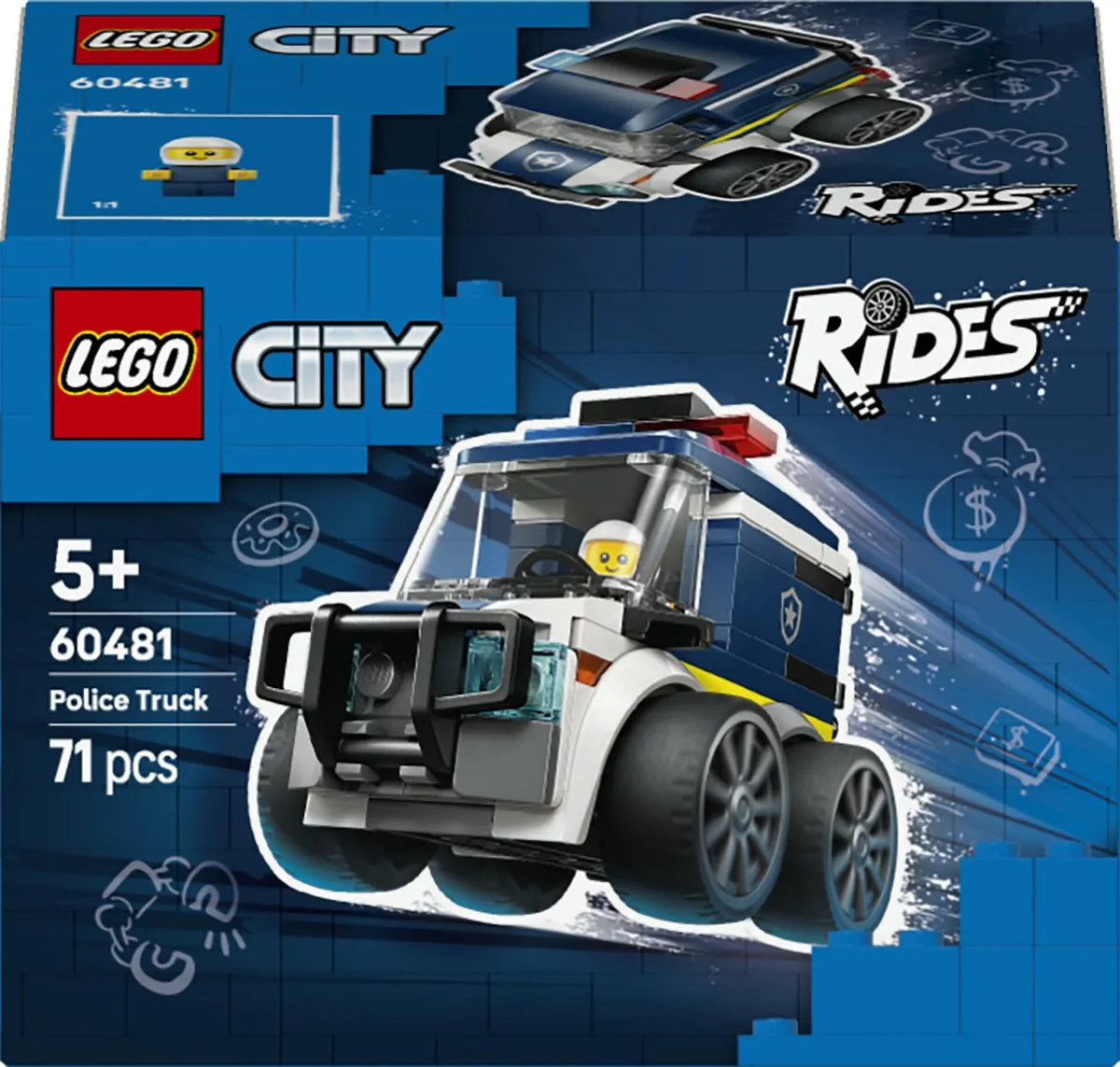 LEGO City Coole Flitzer 60481 Politietruck
