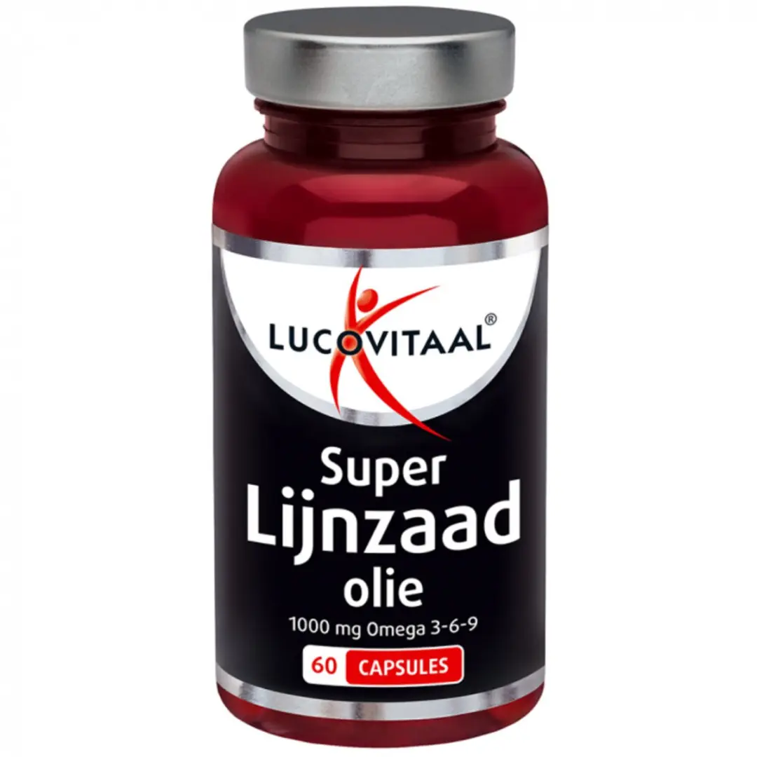 Lucovitaal Super Lijnzaadolie 1000mg Omega 3-6-9 - 180 Capsules (3x60)