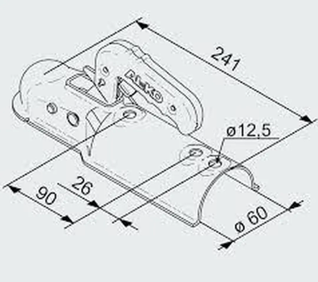 AL-KO AK 7-B Koppeling 750kg - Rond 60mm - Transparant - afbeelding 6 van 6