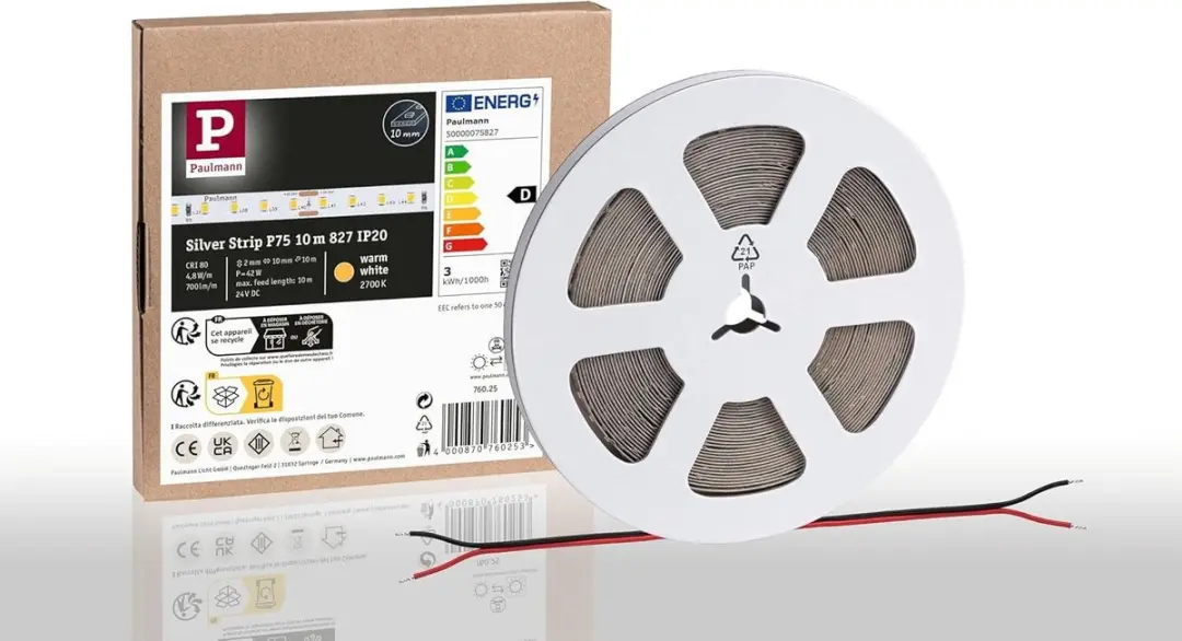 Paulmann 76026 Pro LED-strip - 10m 42W 700lm/m - Zilver
