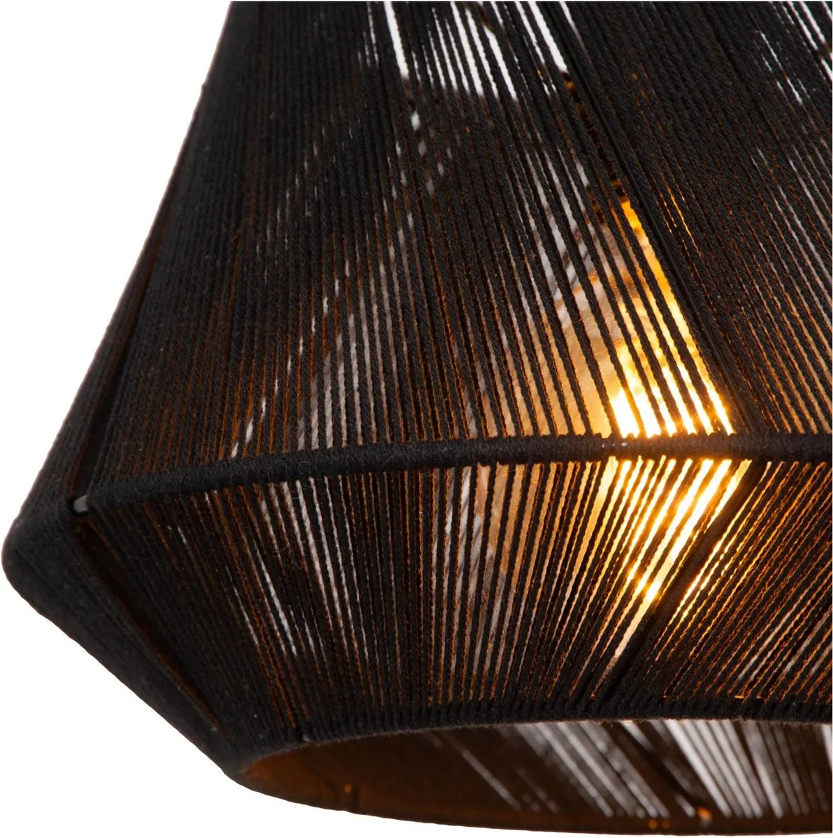 Lucide Jessica Hanglamp Ø30cm - 1xE27 - Zwart