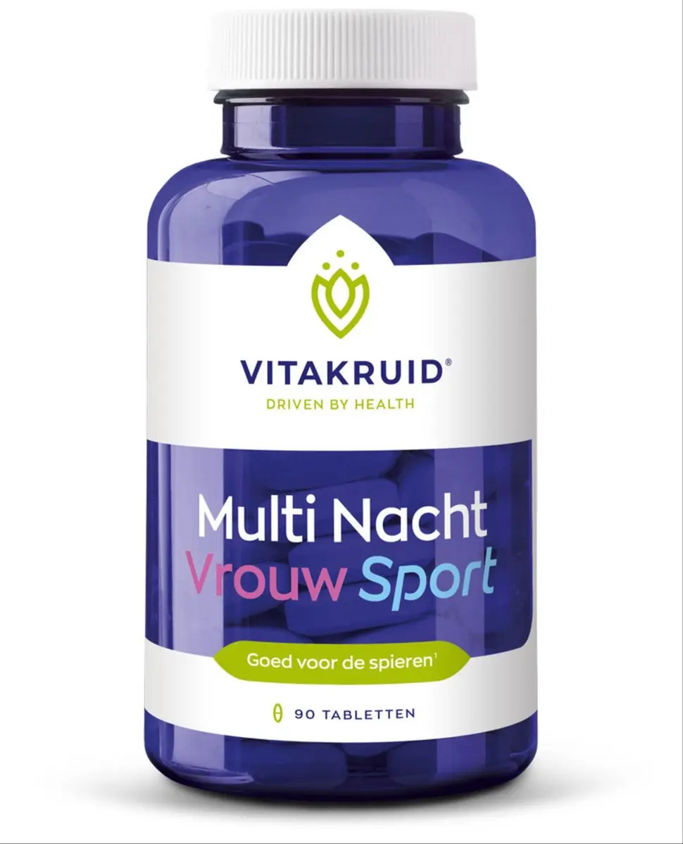 Vitakruid Vrouw Sport Multi Nacht 90 tabletten