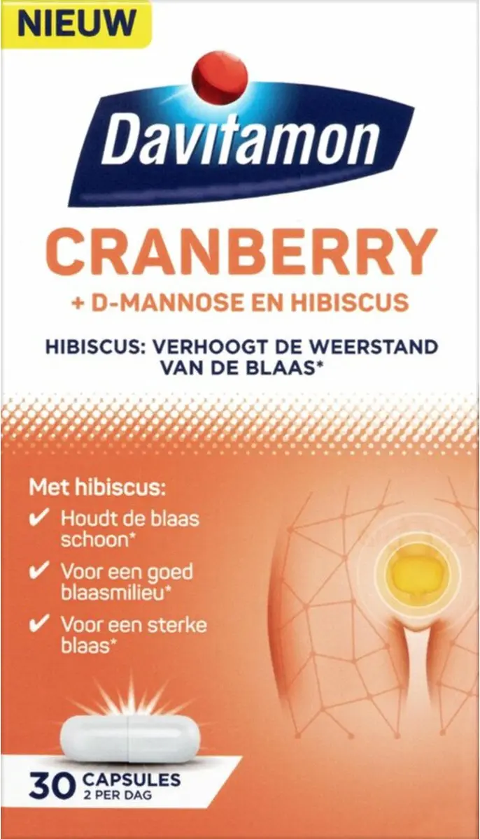 Davitamon Cranberry 60 Capsules - 2x30