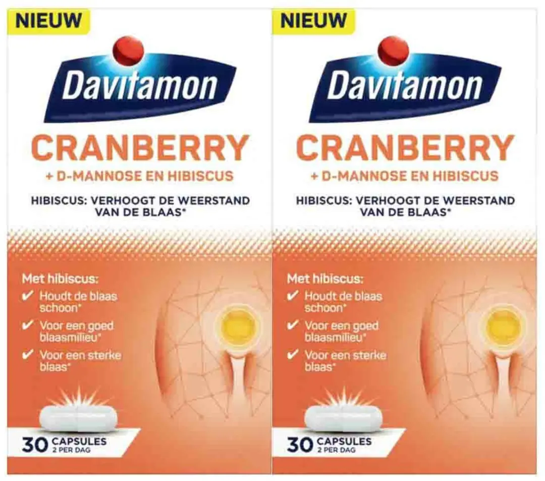 Davitamon Cranberry 60 Capsules - 2x30