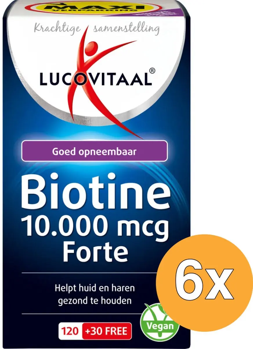 Lucovitaal Biotine 10.000mcg Forte