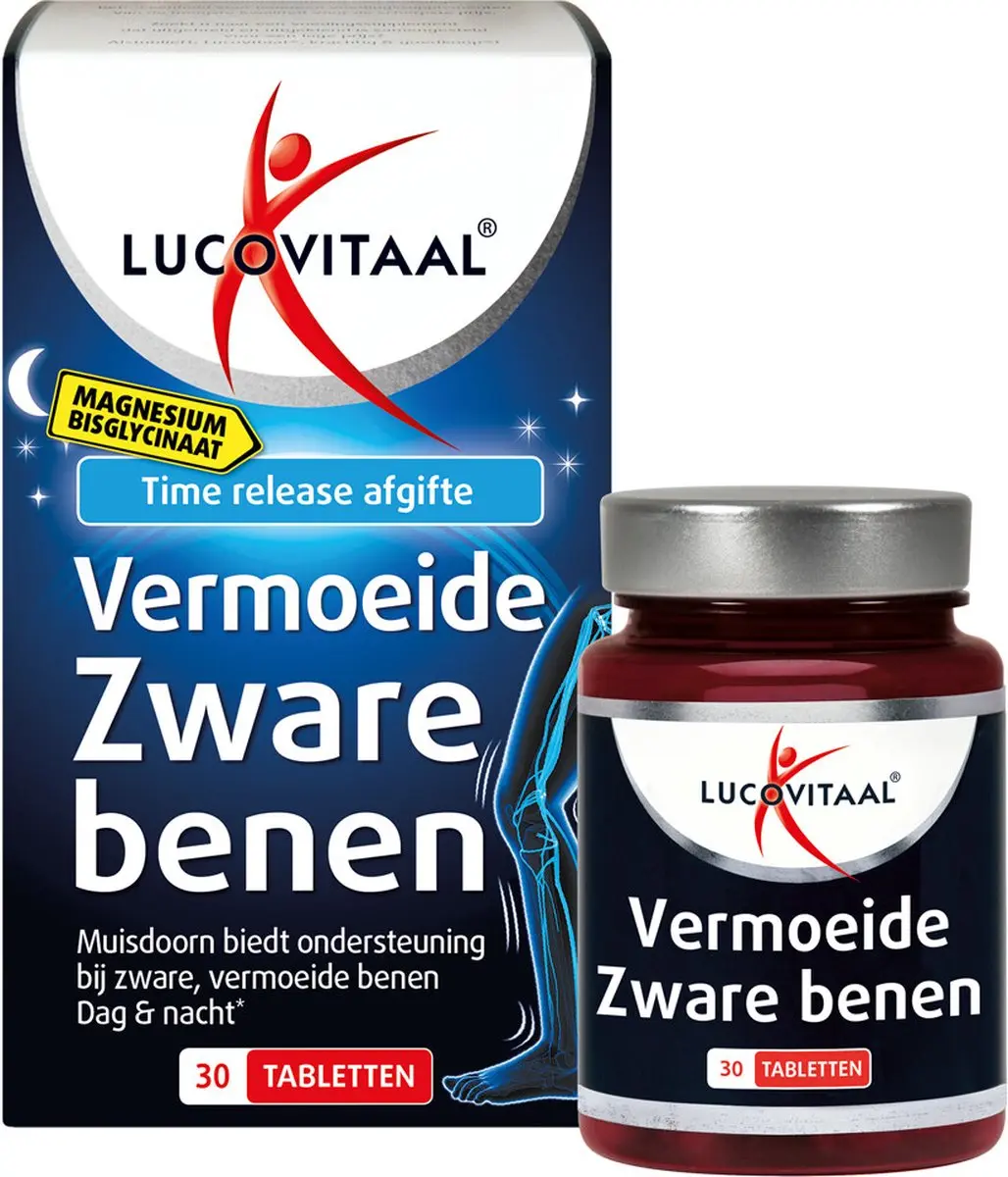 Lucovitaal Magnesium Vermoeide Zware Benen - 3x30 Tabletten