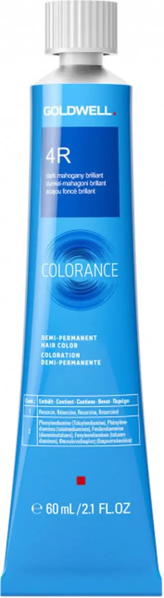 Goldwell Colorance Color Tube 4R Dark Mahony Brillant 60ml