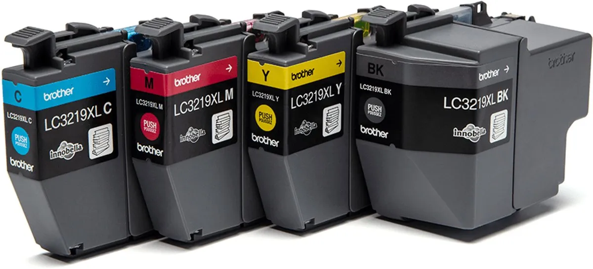 Brother LC3219XLVAL Tonercartridges - 4 Stuks (Zwart/Cyaan/Magenta/Geel)