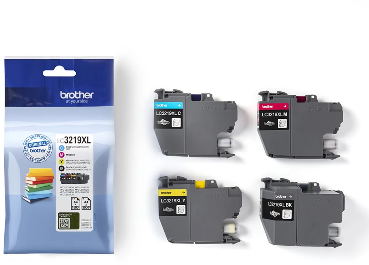 Brother LC3219XLVAL Tonercartridges - 4 Stuks (Zwart/Cyaan/Magenta/Geel)