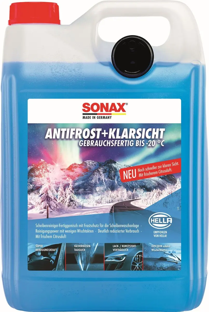 Sonax Antivries Ruitenwisservloeistof -20°C 5L