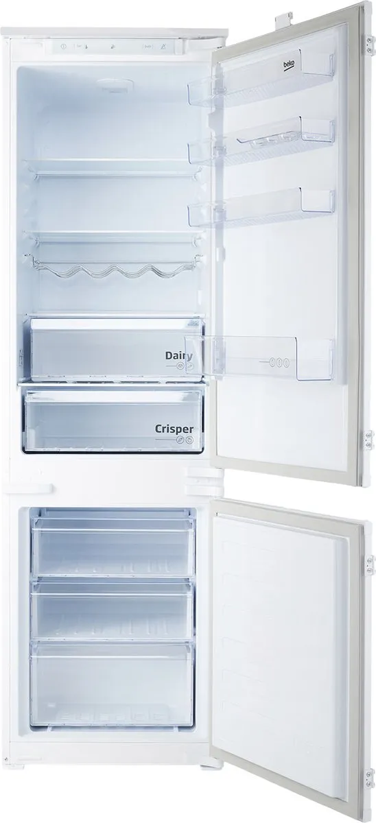 Beko BCSA283E4SN Inbouw Koel-Vriescombinatie 275L