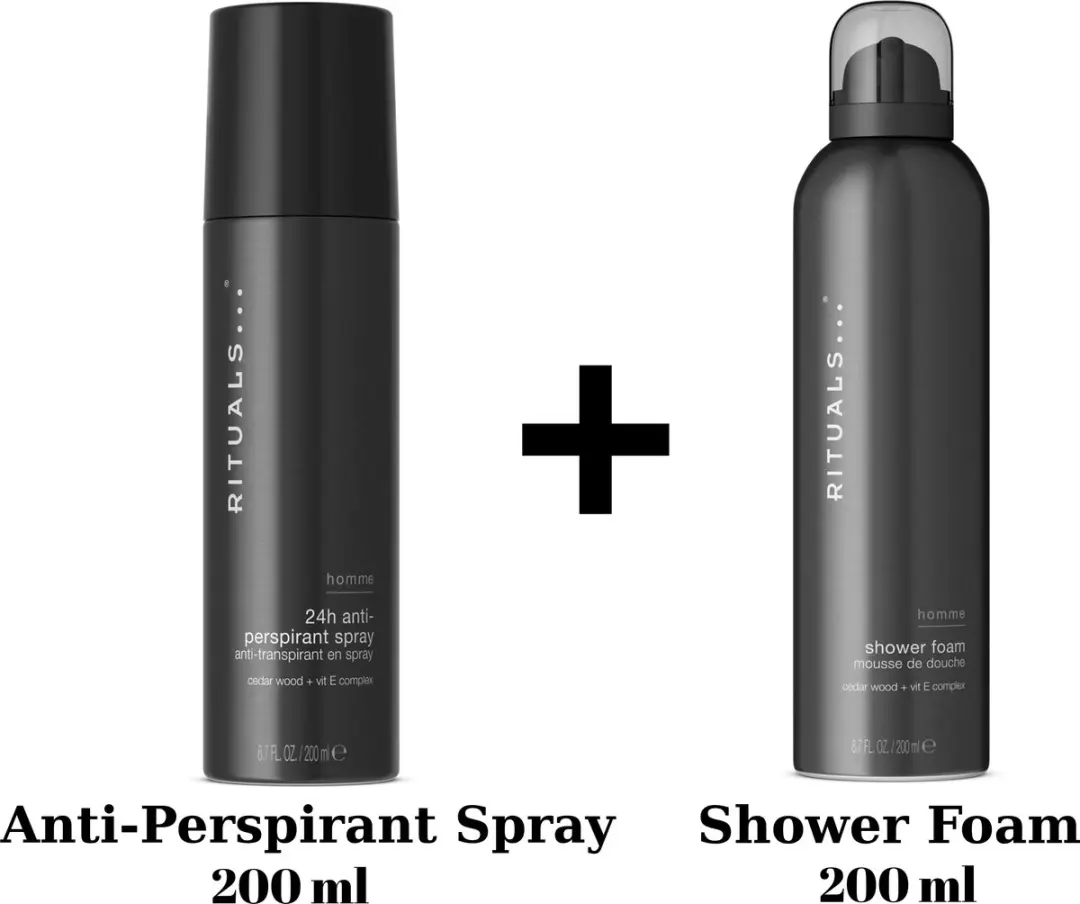 Rituals of Homme Anti Perspirant & Shower Gel 400ml (2x200ml)