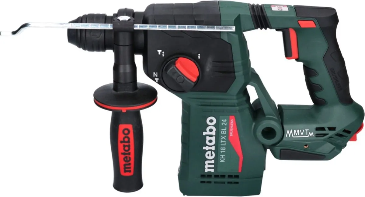 Metabo KH 18 LTX 24 BL Accu Combihamer - 2x 5,5 Ah - 24mm - afbeelding 2 van 6