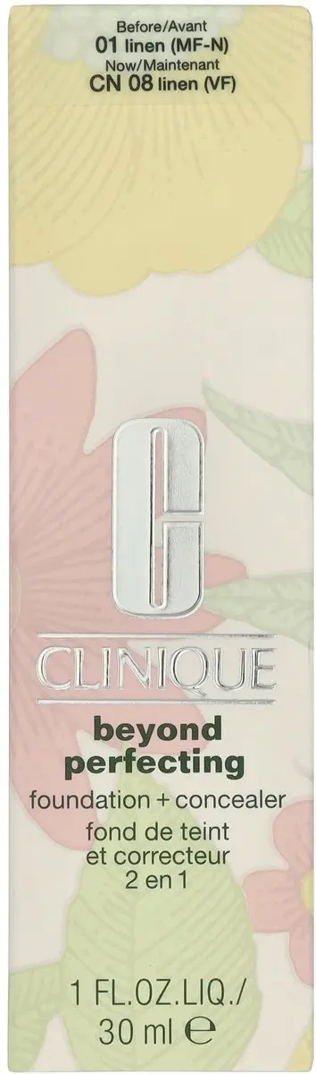 Clinique Beyond Perfecting Foundation + Concealer 01 Linen - 30ml