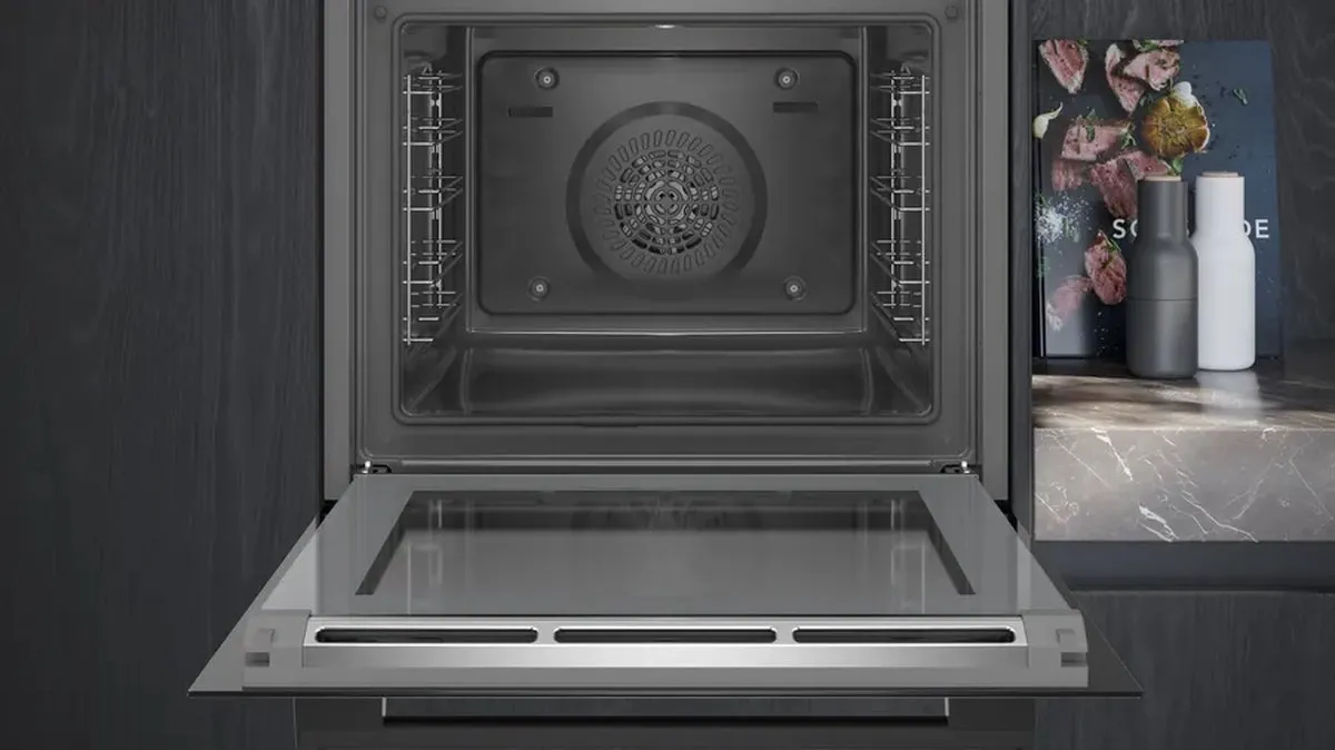 Siemens iQ300 HB272ABB0 Inbouwoven 71L - 3600W - Zwart