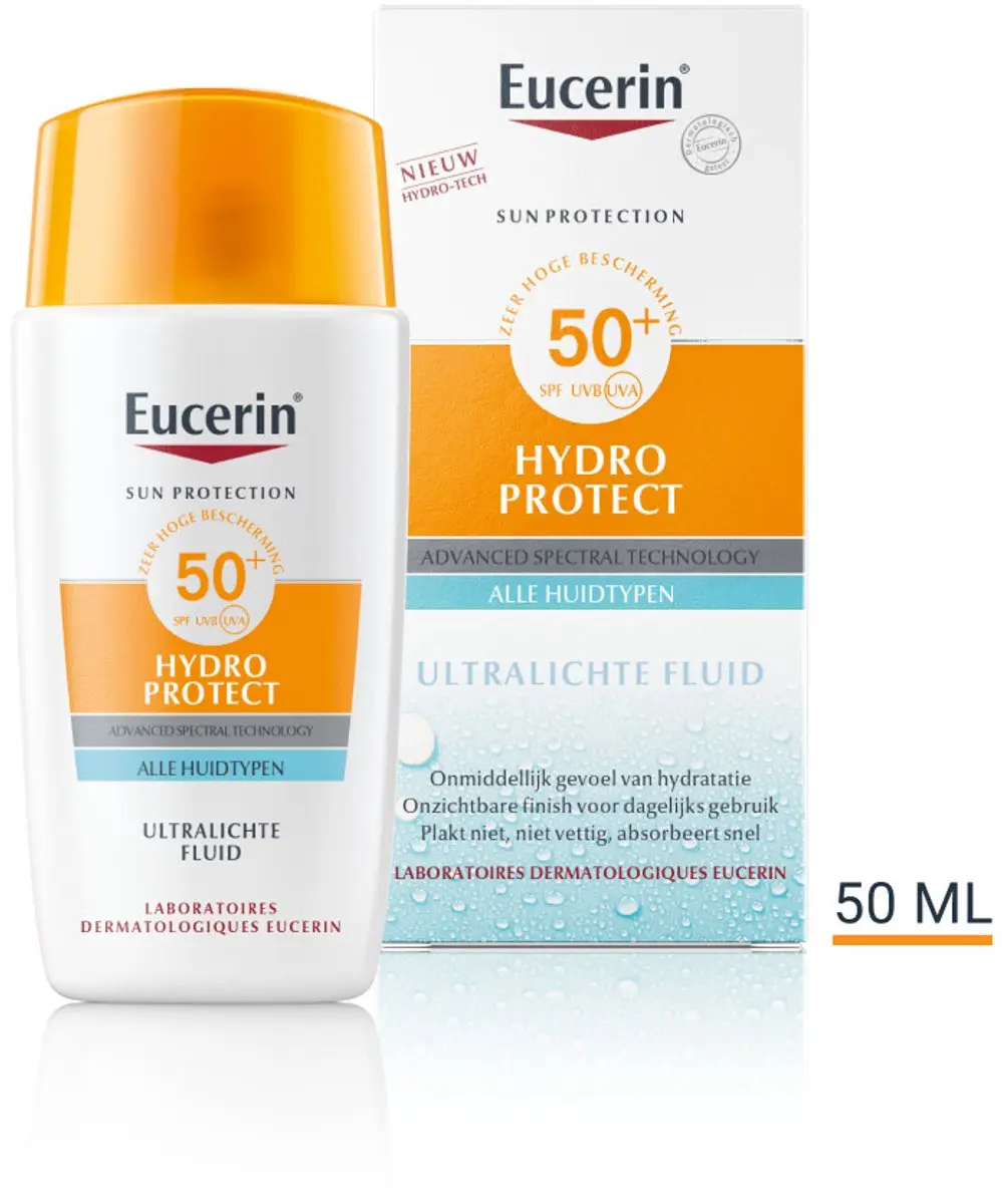 Eucerin Sun Hydro Protect Ultralichte Fluid SPF 50+ - 2x50ml