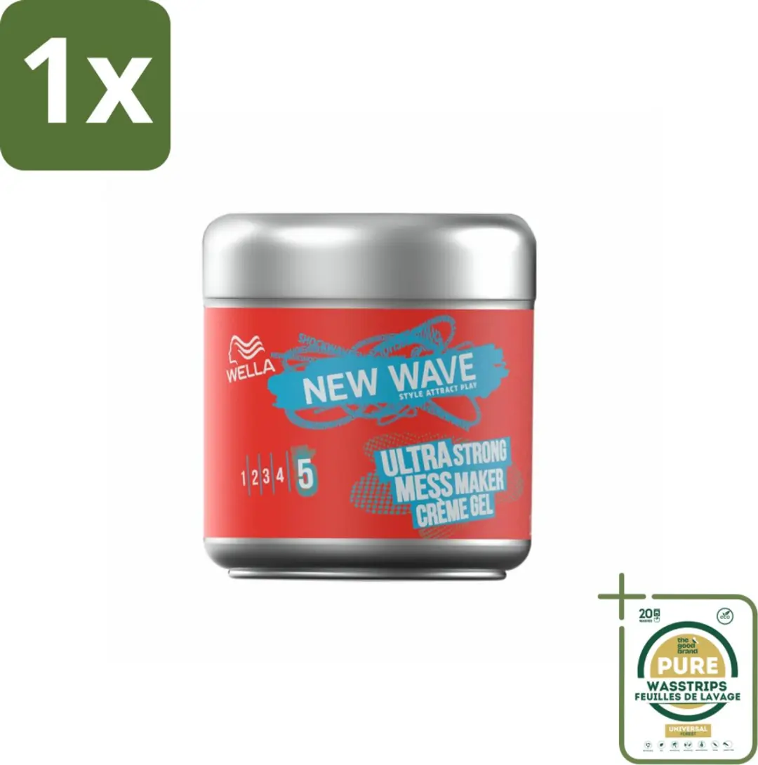 Wella Shockwaves Mess Constructor Ultra Strong Haargel 150ml