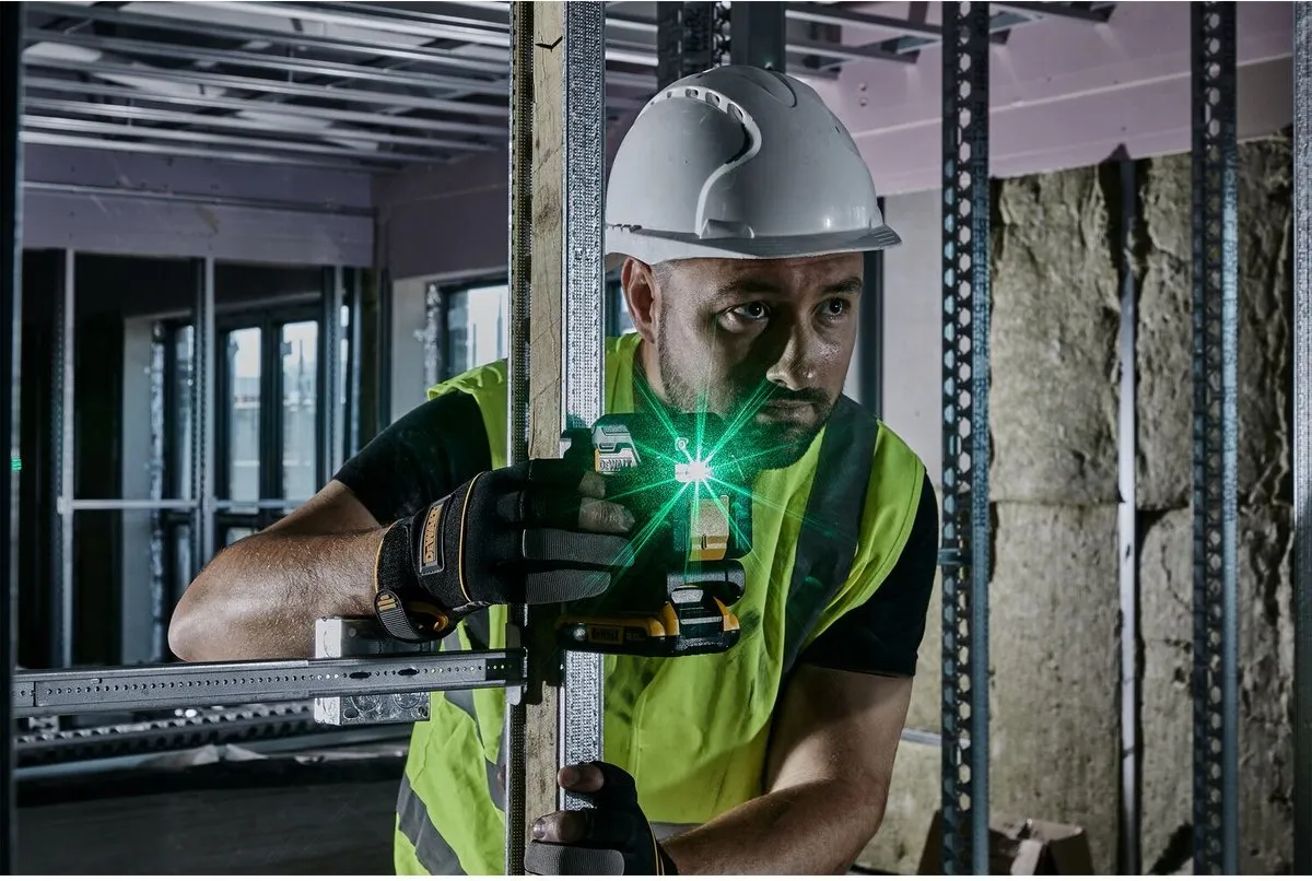 DeWalt DCLE34021N Accu Kruislijnlaser Groen 18V XR