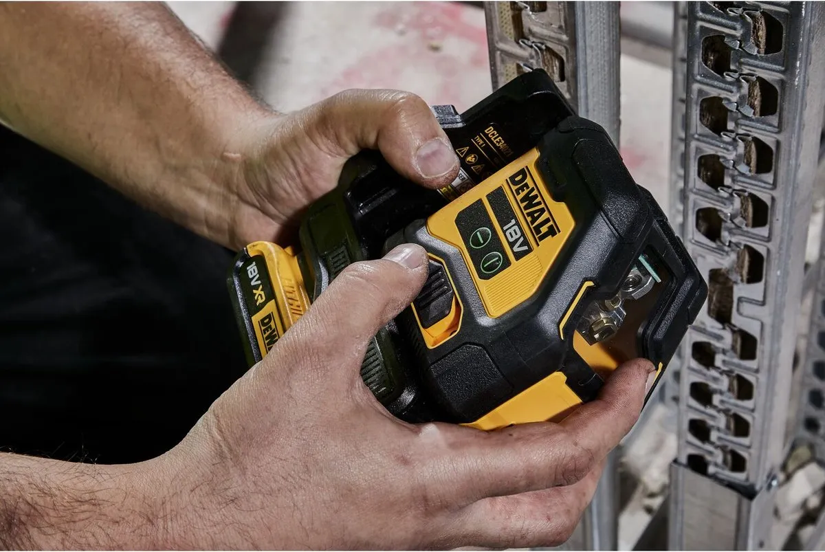 DeWalt DCLE34021N Accu Kruislijnlaser Groen 18V XR