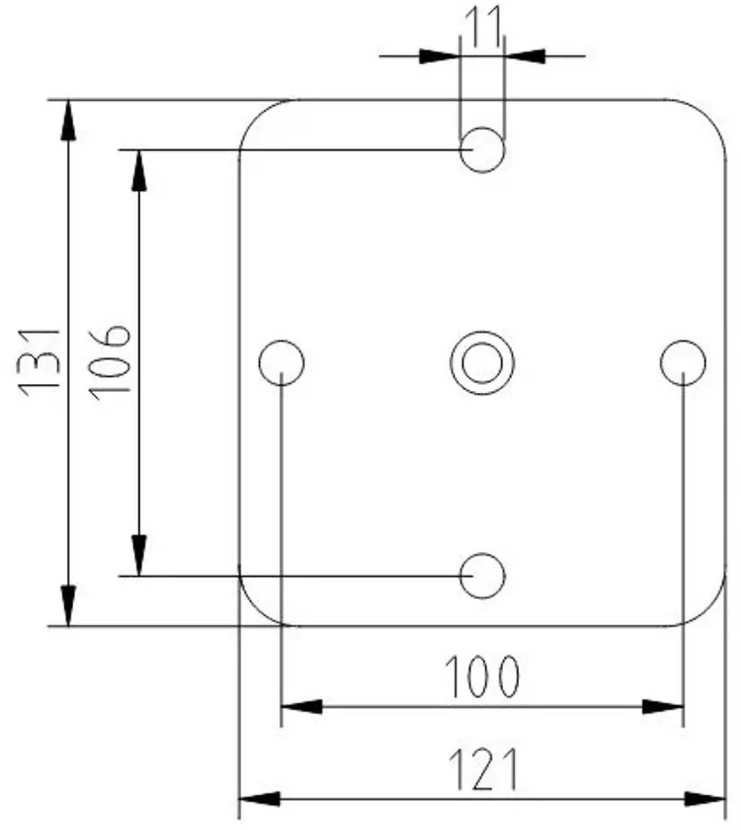 AL-KO Kantelbare Neuswielklem 48mm - Transparant