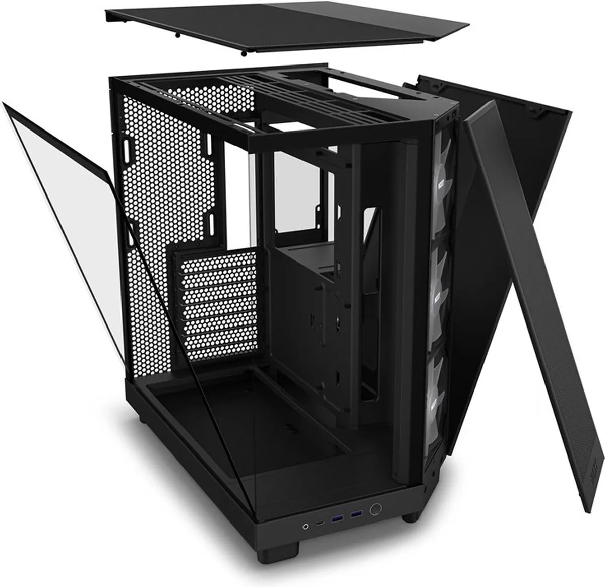 NZXT H6 Flow RGB Gehuis - Zwart