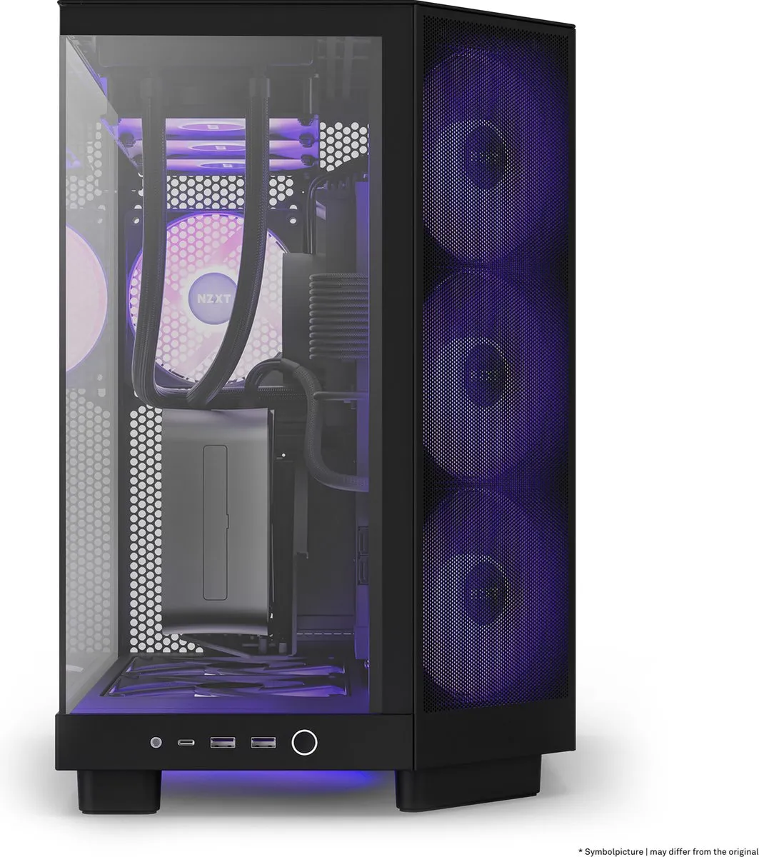 NZXT H6 Flow RGB Gehuis - Zwart