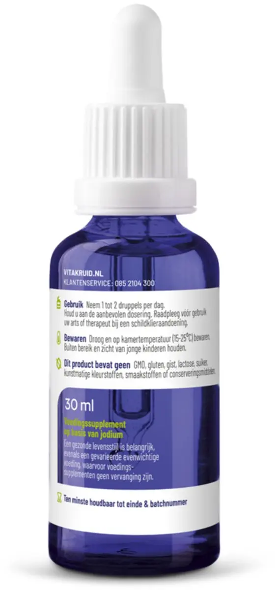 Vitakruid Jodium Druppels 2x30ml
