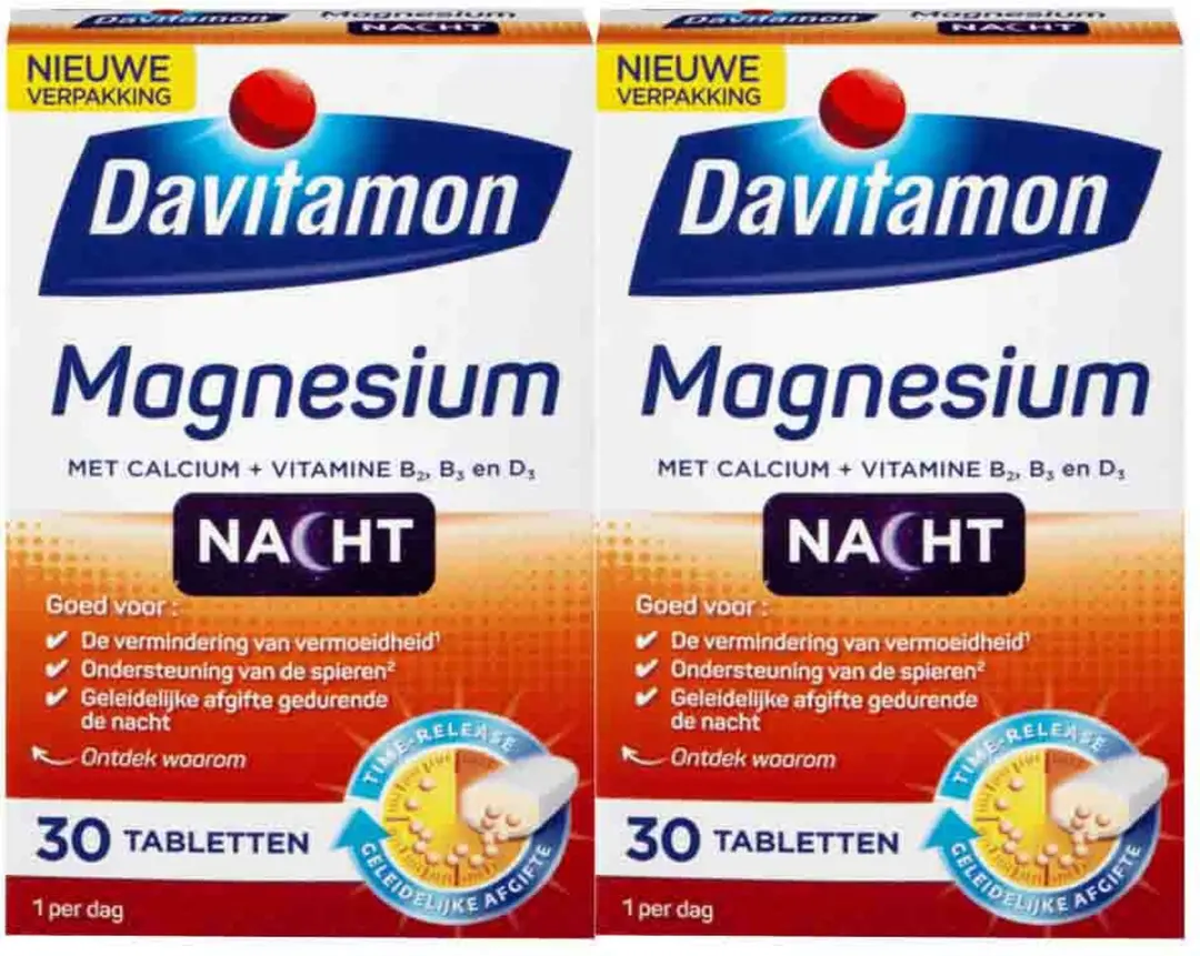 Davitamon Magnesium Voor de Nacht 60 tabletten