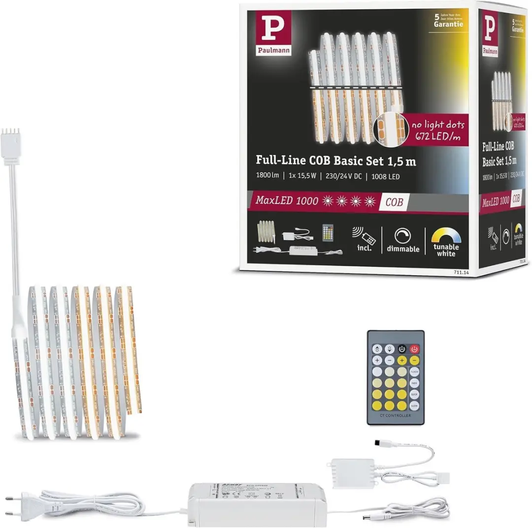 Paulmann 71114 MaxLED COB LED-strip 1,5m