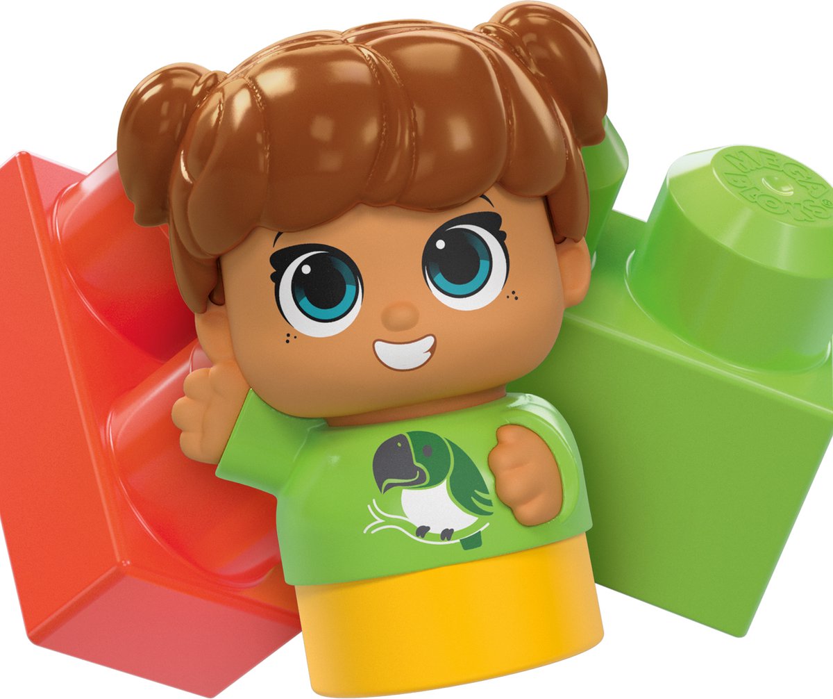 MEGA Bloks Tafel bouw en leer - 25 blokken - Bouwstenen