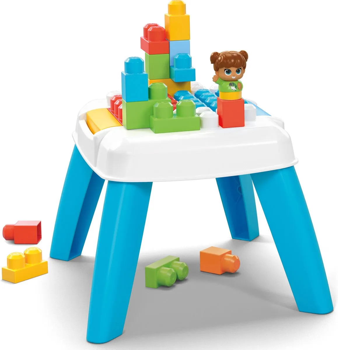 Mega Bloks Tafelbouwset 25 Stuks Multicolor - afbeelding 6 van 6