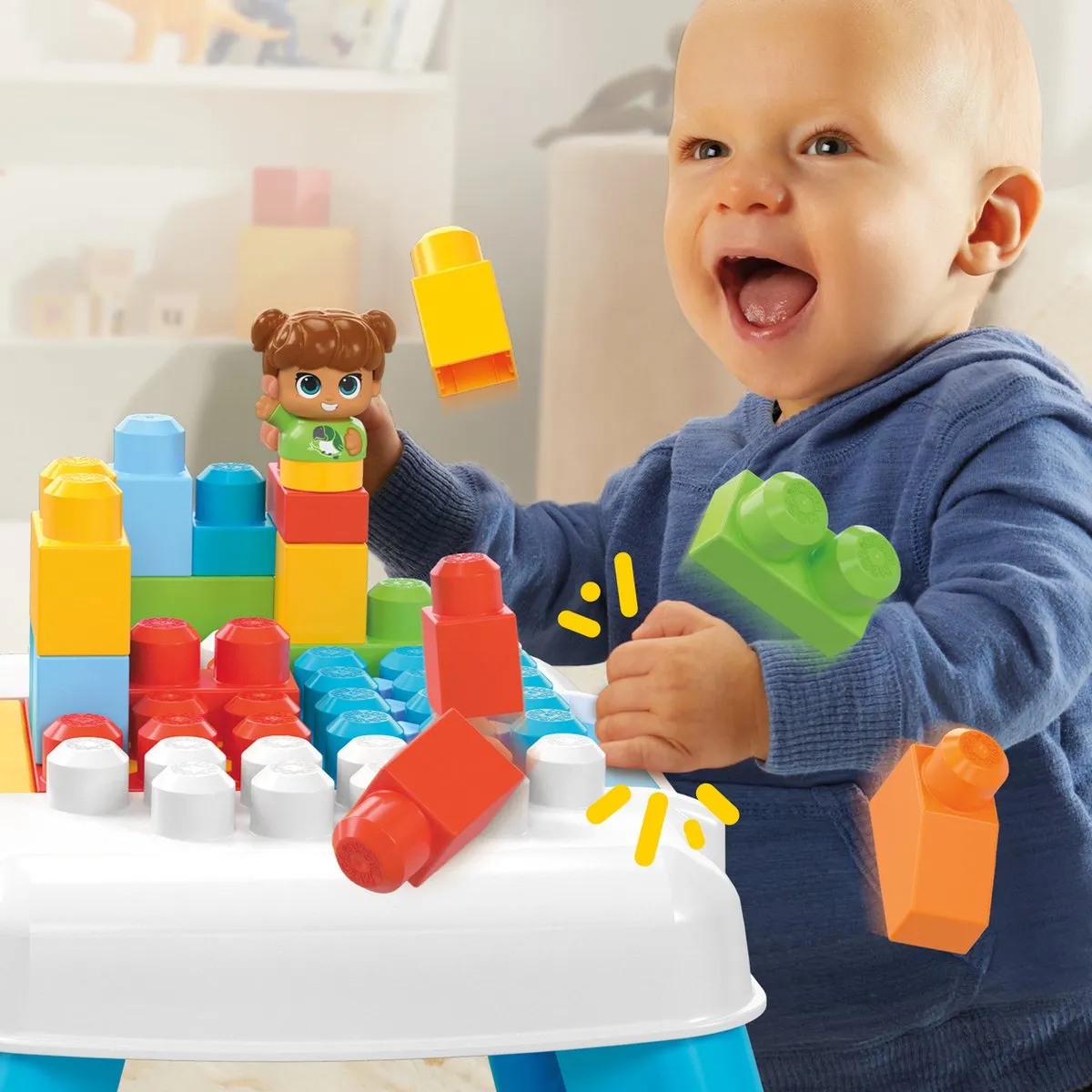 Mega Bloks Tafelbouwset 25 Stuks Multicolor
