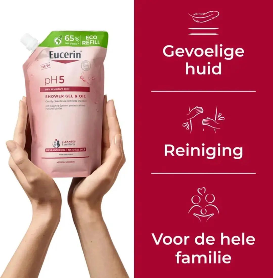 Eucerin Ph5 Douchegel Olie Navulling 400ml